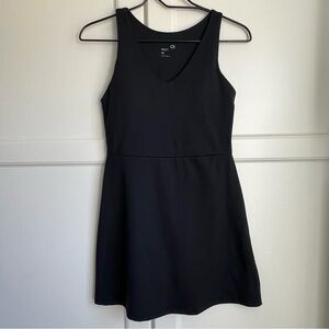 GAP Gapfit Active Black V-Neck Tank Dress